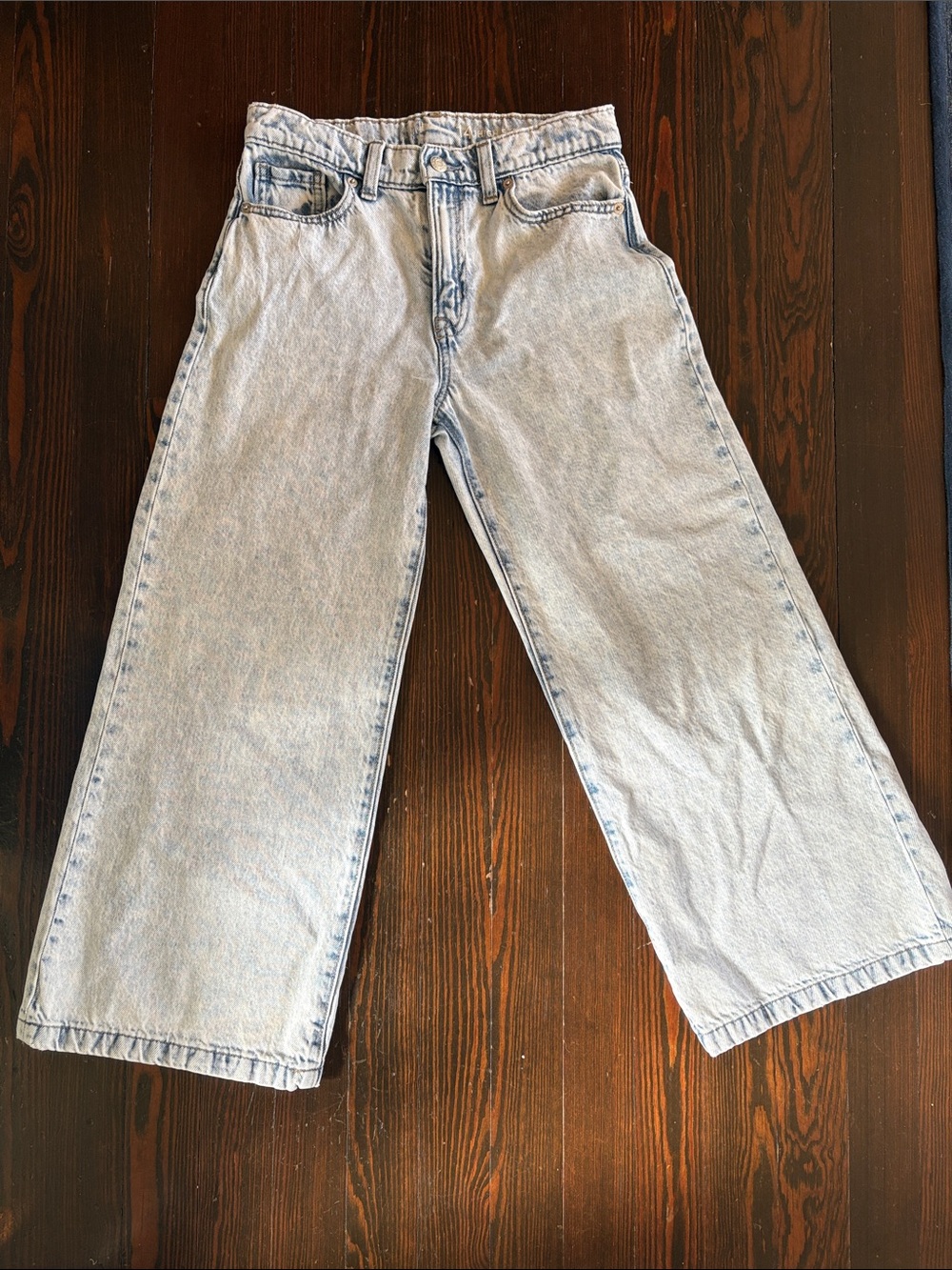 GAP Light Blue Wide-Leg Kids Jeans